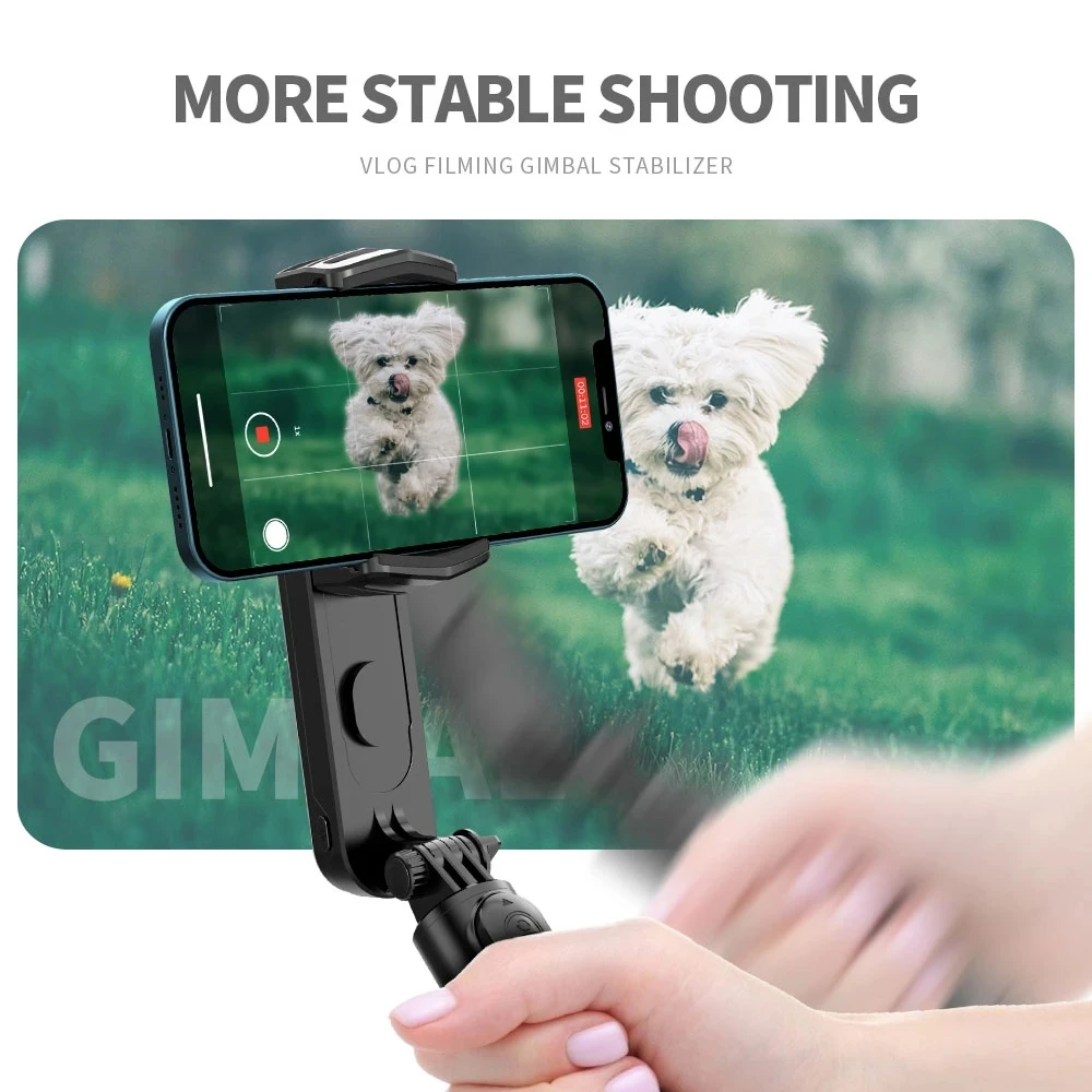Gimbal Stabilizer Selfie Stick Tripod For iPhone Android Phone