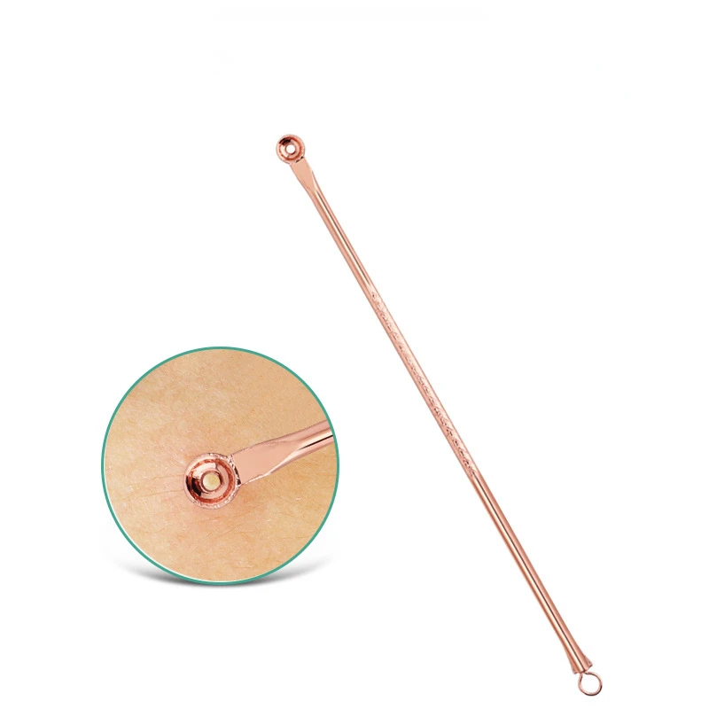 Acne and Blackhead Remover 4PCS Dual Heads Acne Needle Blackhead Squeeze Pimple Extractor Beauty Skin Care Tool