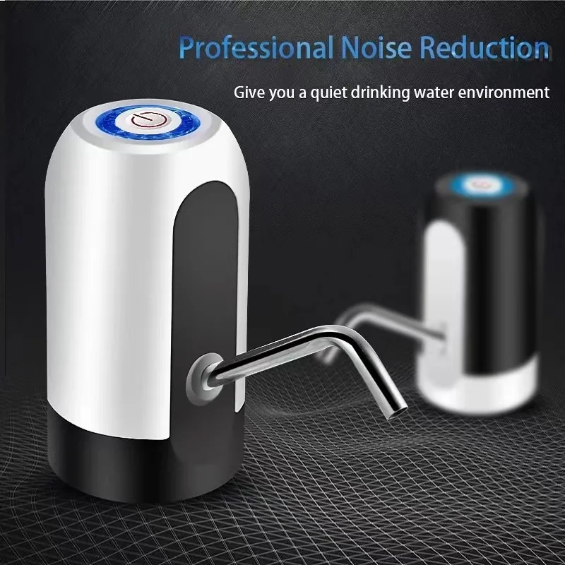 Universal Electric Water Gallon Pump with USB Charging Water Dispenser Mini Kitchen Accessories Pump Bottle Tap Home Pumps