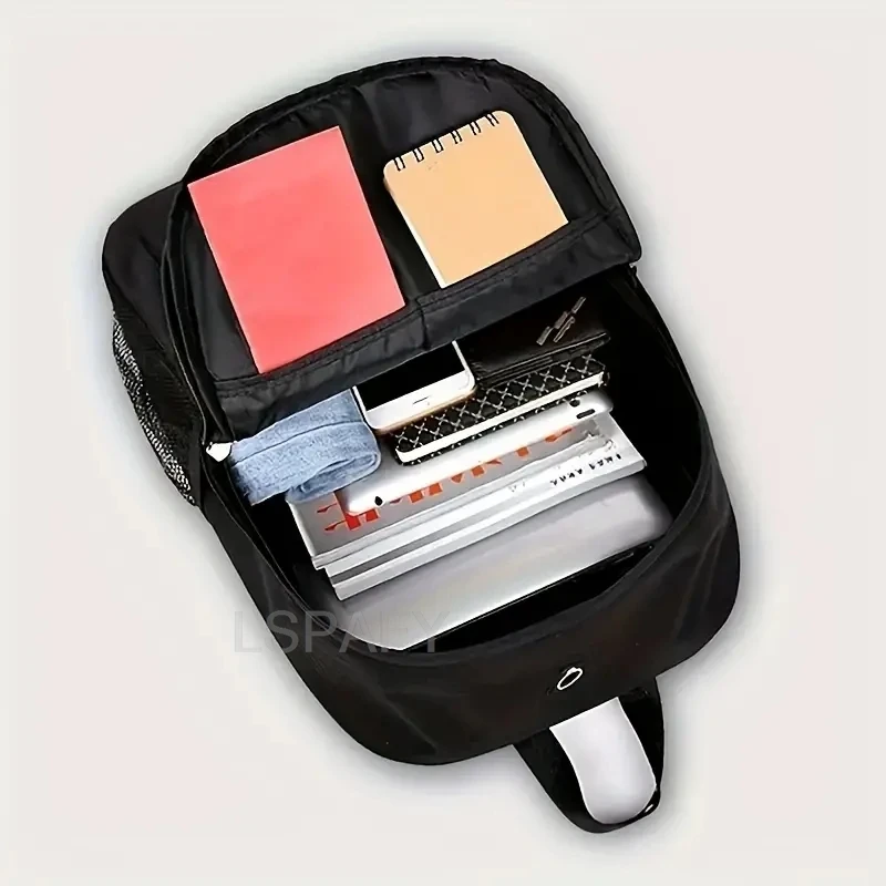 Zaino per bambini, borse da scuola per ragazzi e ragazze, zaino scolastico luminoso anime, borsa per libri impermeabile per bambini, zaino scolastico con ricarica USB, regalo - immagine 6