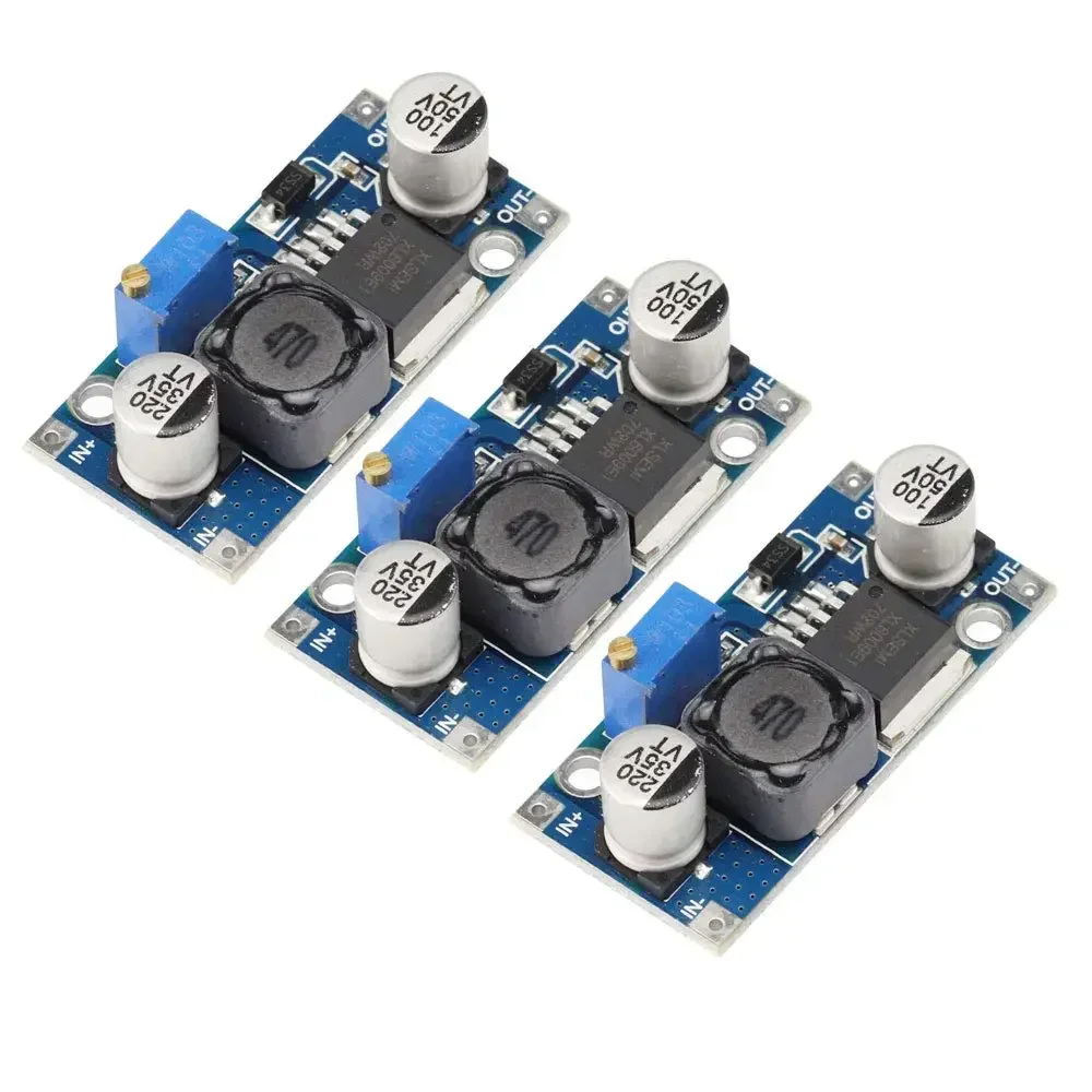 Voltage Converter Module 3Pcs XL6009 DC-DC Buck Boost 4A 400KHz Adjustable Switch 3.8-30V to 1.25-35V Power Supply