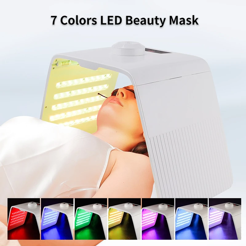 Foreverlily 7 Colors LED Facial Beauty Mask Skin Lifting Brightening Photon Face&Body Machine