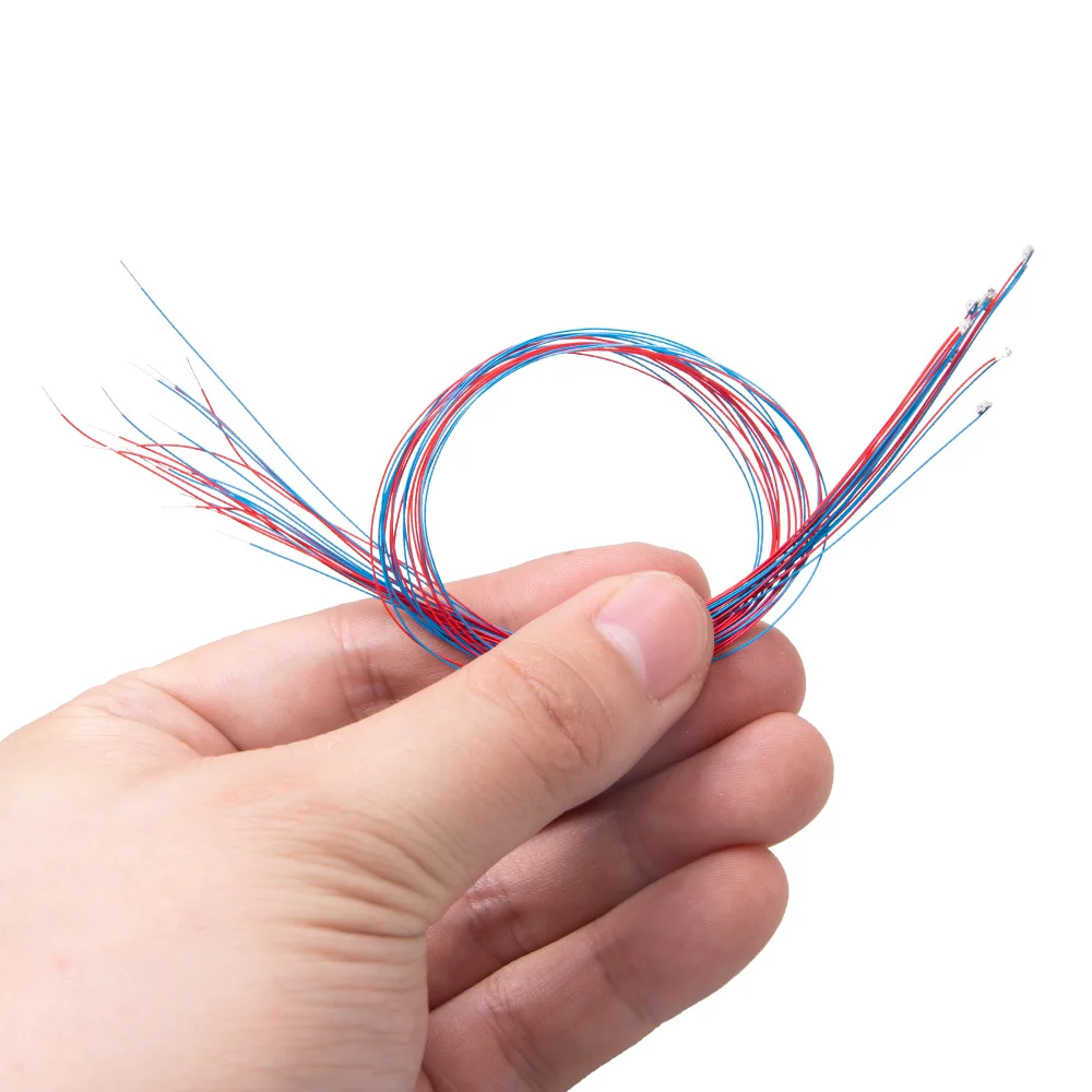 Pack of 5 Miniature Flashing LED Lamps with Pre-Soldered Micro Litz Leads