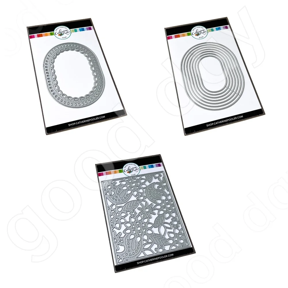 

Nottingham Lace Cover Plate Fancy Loop Metal Cutting Dies Scrapbook Diary Decoration Embossing Template Diy Card Handmade New