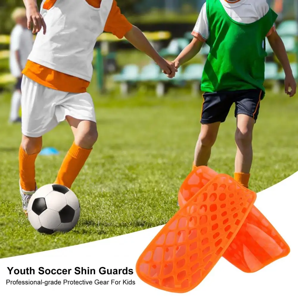 Reliable Protective Gear for Young Athletes Football Shin Guards for Kids Professional Soccer Shin Kids Shock Calf