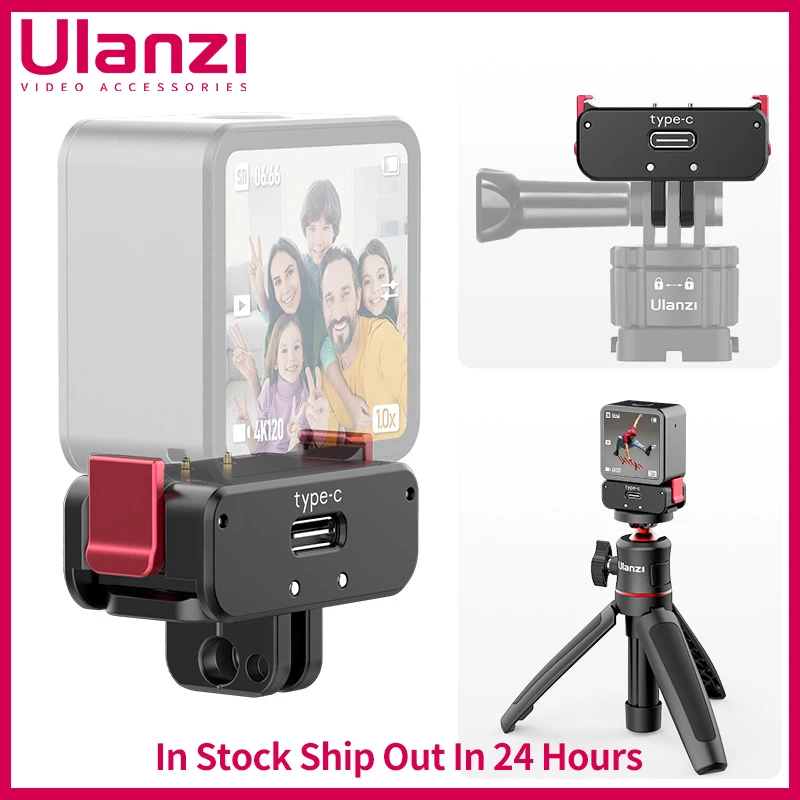 

Ulanzi OA-13 Magnetic Power Supply Base for DJI Action 2 Foldable Mount Power Supply Mount Replacement for Action 2 Accessories