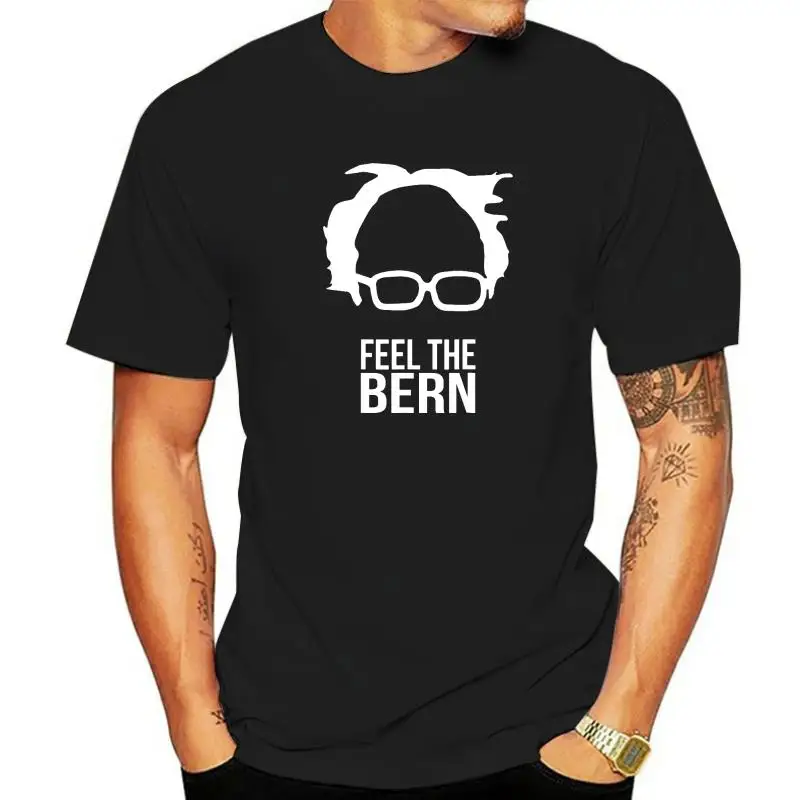 Tanie Koszulka Bernie Sanders poczuj Bern specjalny mężczyzna T koszula grupa koszulki bawełniany
