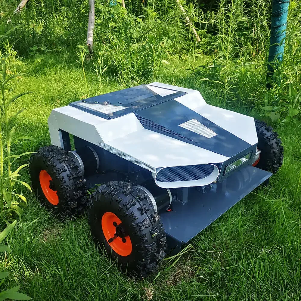 4WD Remote Control Electric Lawn Mower Robot For Home Use 4x4