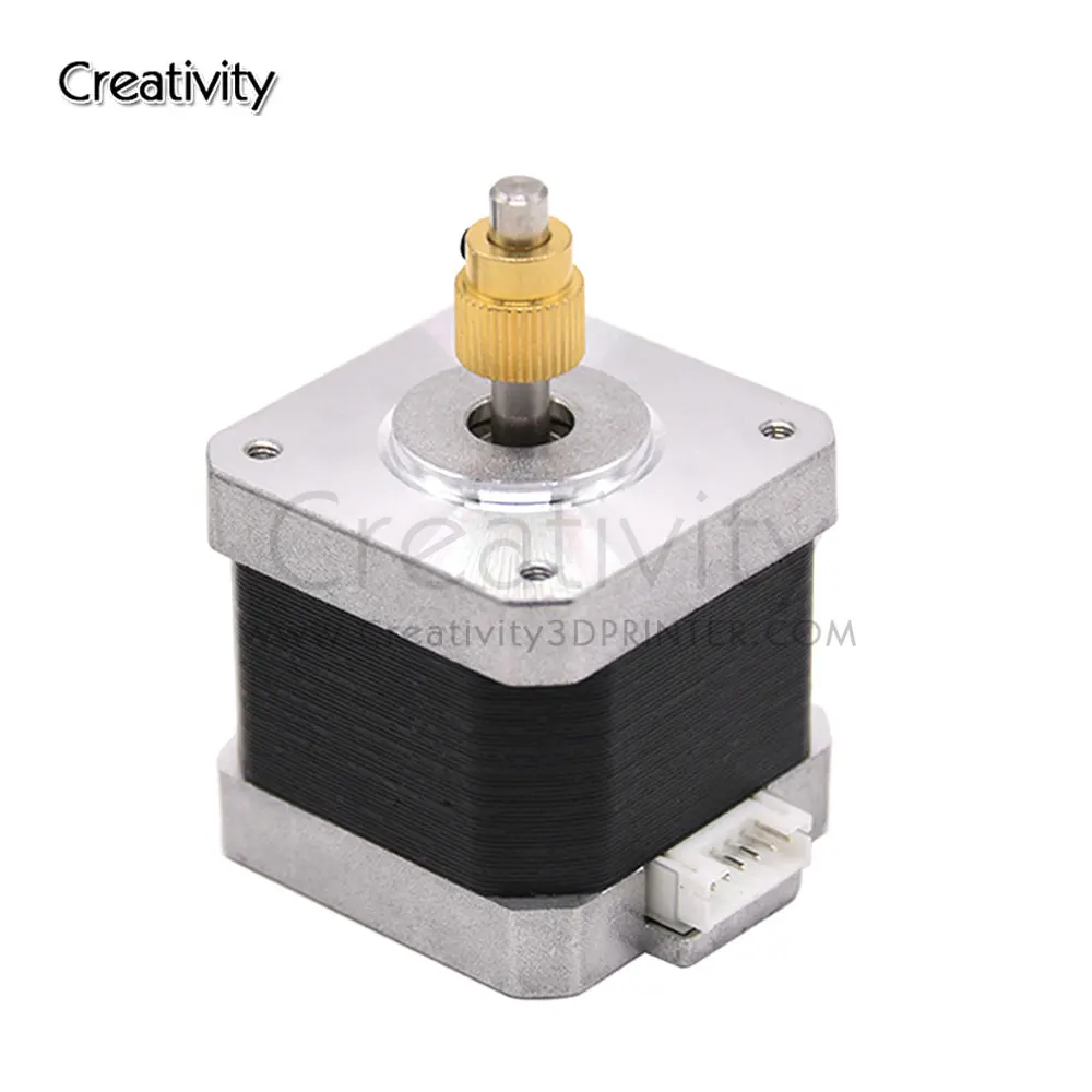 canon printer print head 42-40 stepper motor and extrusion wheel brass gear E axis motor suitable for Ender-3-B / CR-6 SE / CR-6 Max / CR-10V2 3dprinter head printer brother