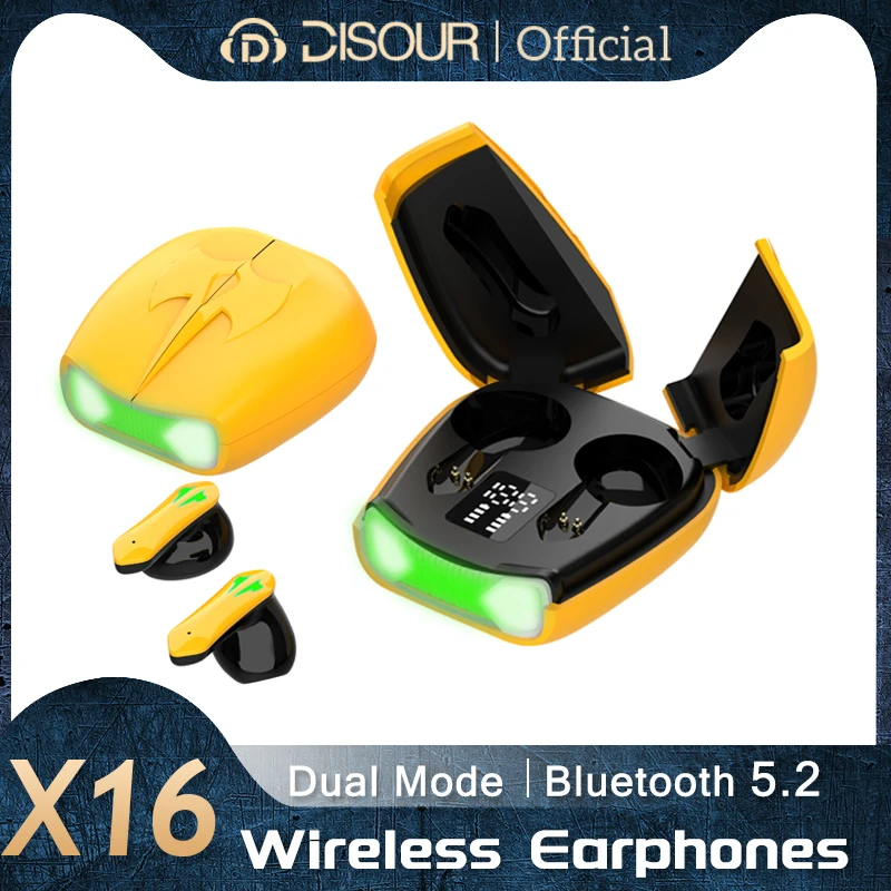 

Беспроводные наушники с поддержкой Bluetooth 5,2 и зарядным футляром