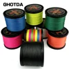 GHOTDA Brand 300M 4Strand Japan Multifilament 100% PE Braided Fishing Line 10LB To 120LB 3
