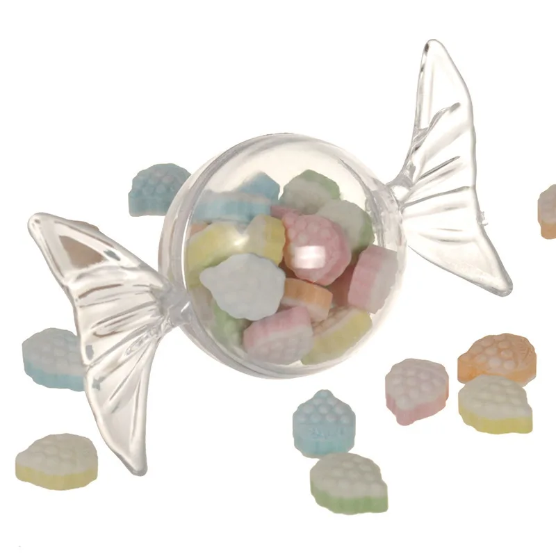 10 Pcs x Home Party Wedding Disposable Tableware Supplies, Mini Dessert Candy Container