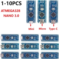 Type-C / Mini / Micro USB Nano 3.0 With the bootloader compatible Nano controller for arduino CH340 USB driver 16Mhz ATMEGA328PB