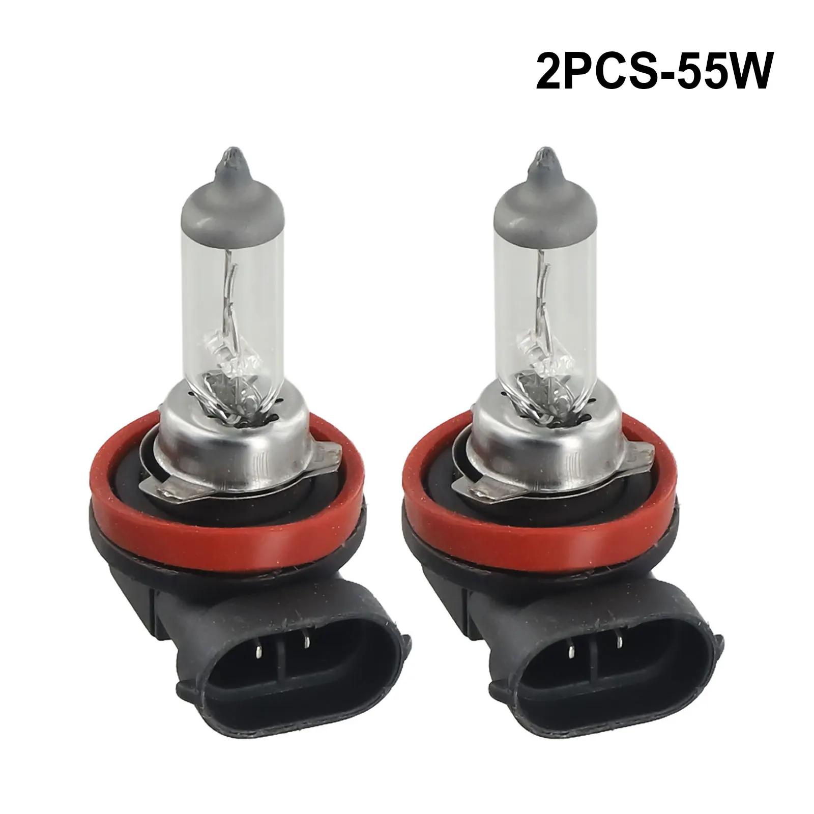 

2pcs H11 12V 55W Super Bright Ultra White Fog Halogen Bulb Car Head Light Lamp 55W Power White Light 6000K Quartz