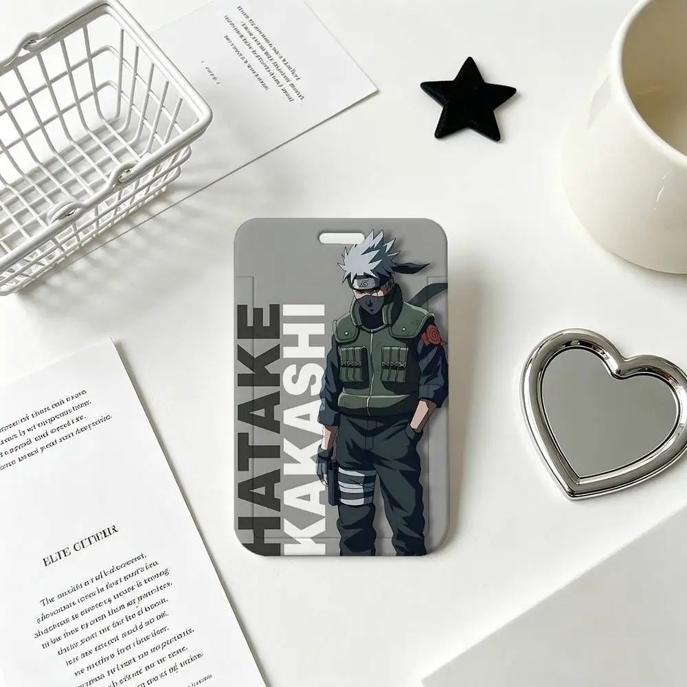 Kakashi Hatake ID Card Holder with Lanyard - Stylish Neck Strap for Business, School, and Events