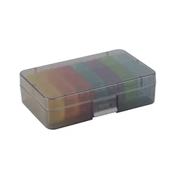 7 - Day Weekly Pill Organizer with Secret Compartments, Portable Travel Medicine Storage Box (Black  seven color)