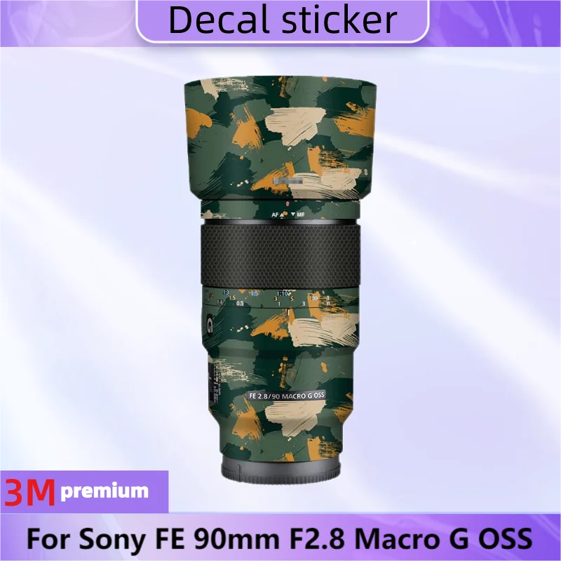 Per Sony Fe 90Mm F2.8 Macro G Oss Sel90M28G Anti-Scratch Camera Lens Sticker Coat Wrap Pellicola Protettiva Protezione Del Corpo Copertura Della Pelle