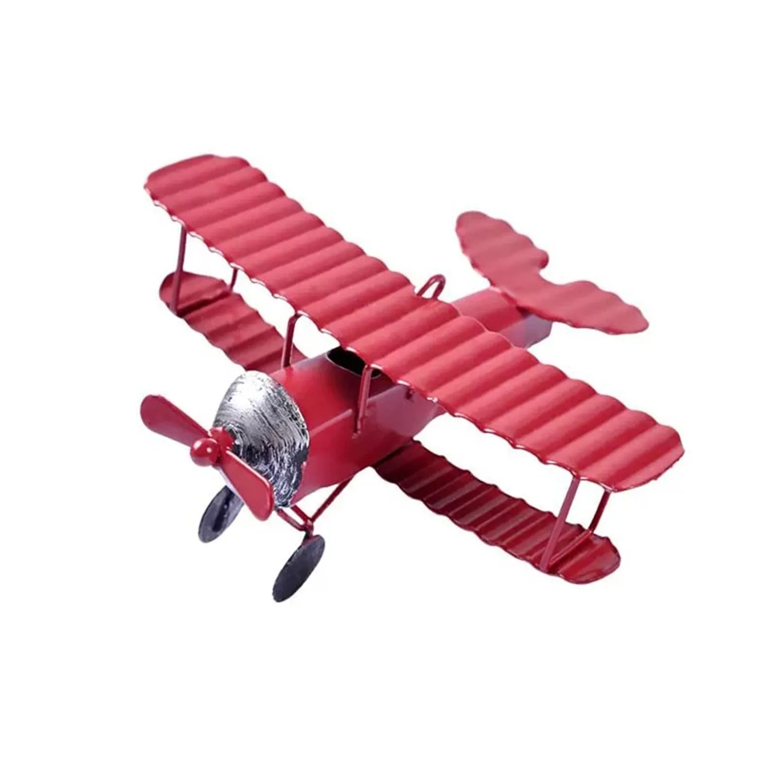 Retro Iron Small Airplane Model Ornaments Creative Iron Small Airplane Crafts Home Decorations Christmas Pendant & Drop Ornament
