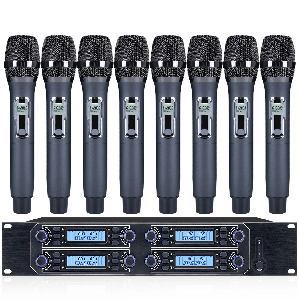 Professional Wireless Microphone Church Uhf Wireless Microphone