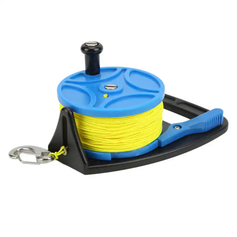 Anchor Rope Reel High Visibility Rust Proof Diving Reel with Clip