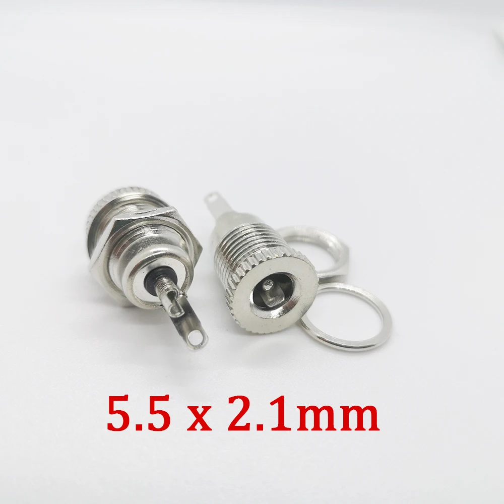 

2/5Pcs/LOT DC099 5.5 mm x 2.1mm DC Power Jack Socket Female Panel Mounting Connector