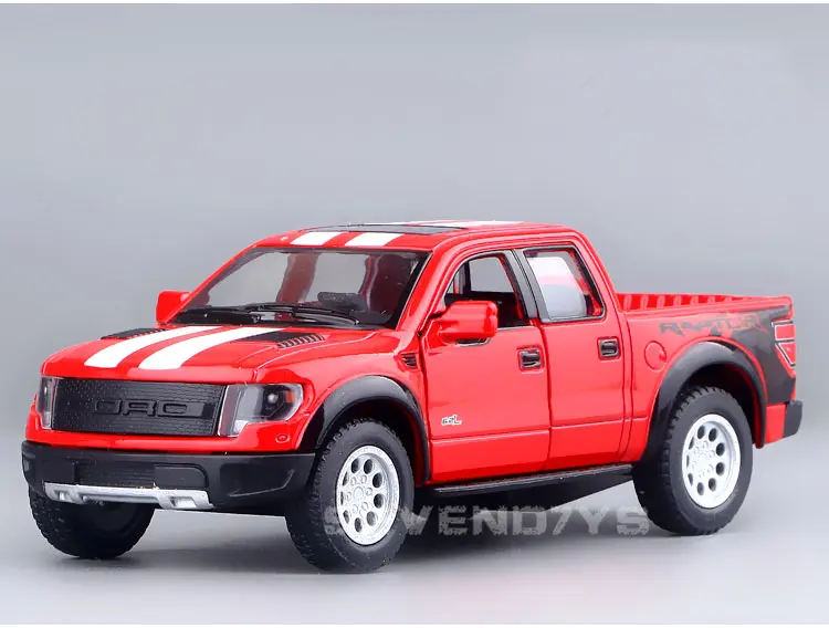 Scale 146 F150 Raptor Off road Pickup Truck Alloy Pull Back Action Toy