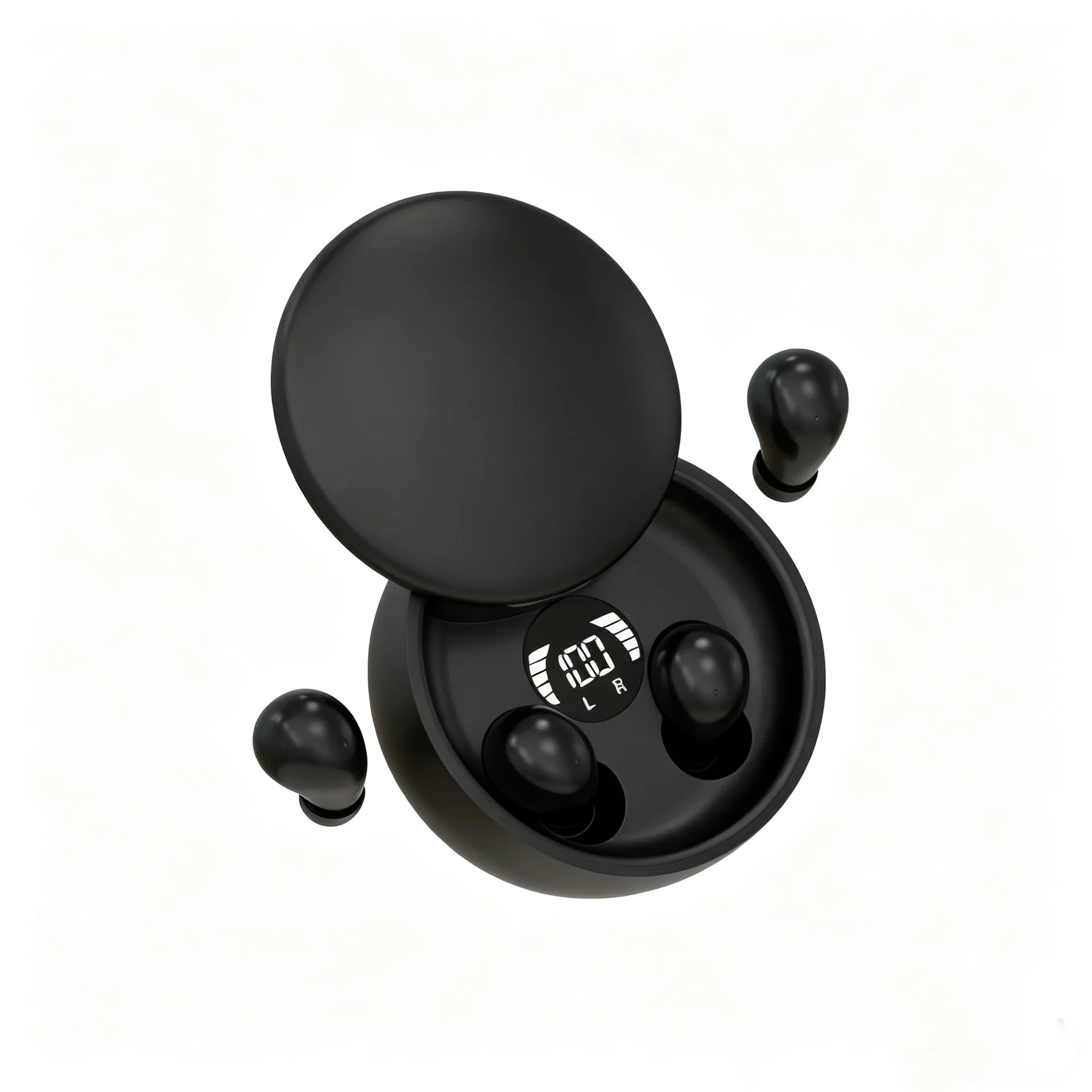 Wireless Bluetooth Earbuds with Touch Control and LED Power Display