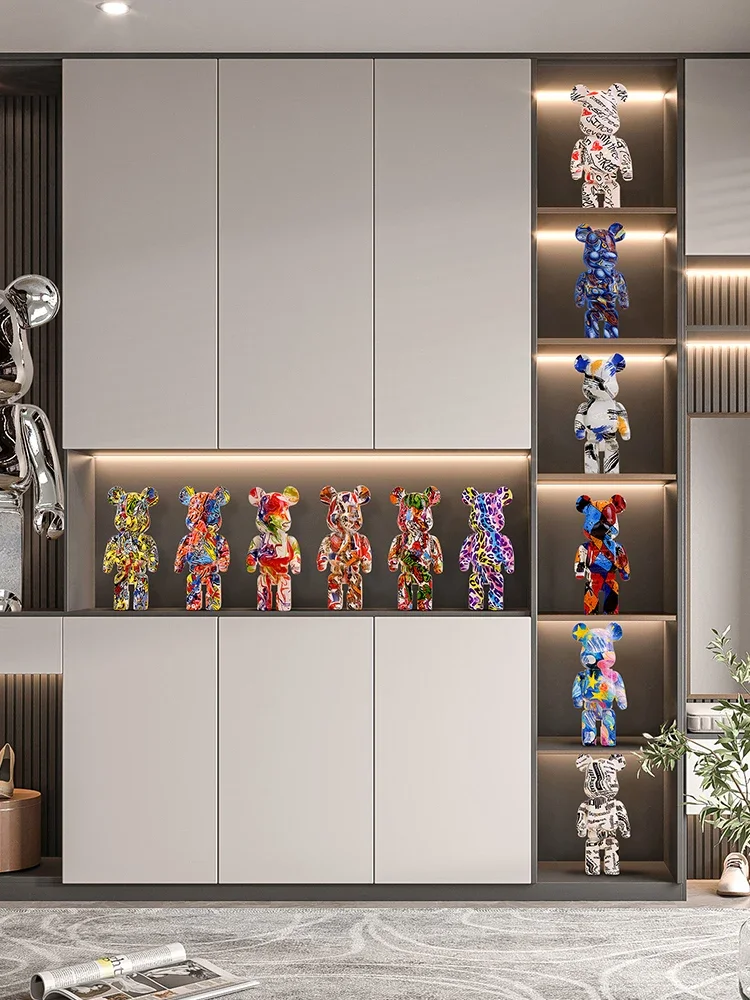 

High end ornaments 400% violent bear series ornaments, living room and office desk decorations, fashionable ornaments