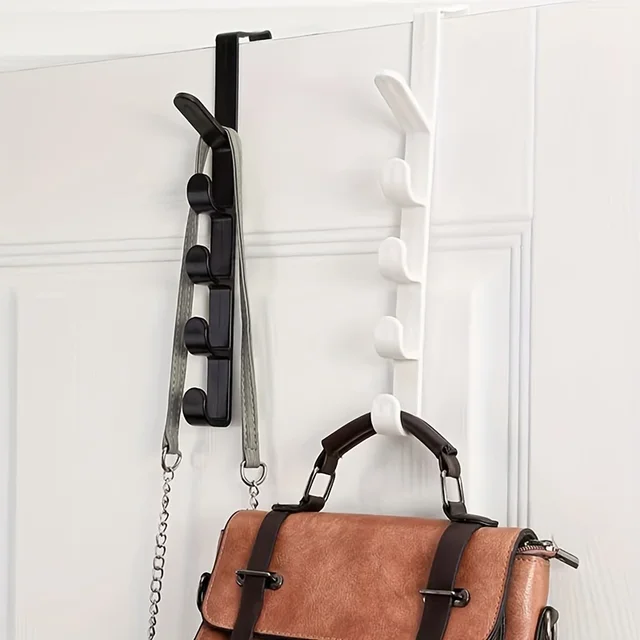 1/3 pièces sur les crochets de porte pour accrocher porte-serviettes porte-manteau sac à main organisateur pour crochets de placard le crochet de cintre de porte 4