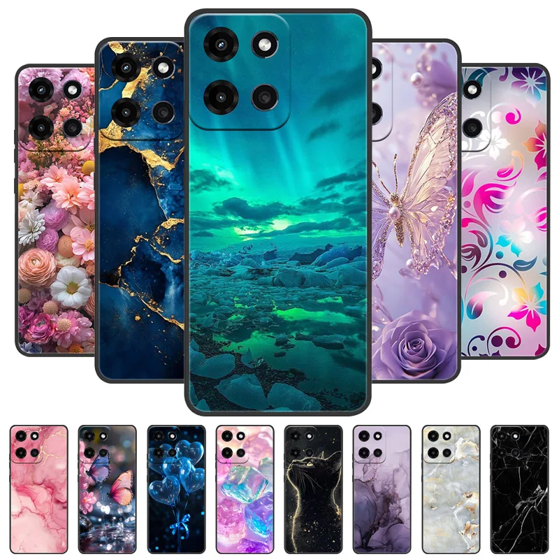 Marble Silicone Soft Back Cover Phone Case