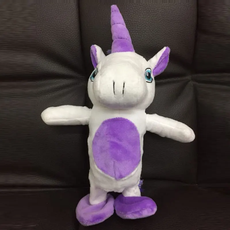 Robot Unicorn Toy Sound Control Interactive Unicorn Electronic Plush Animal Walk Talk Electric Pet for Children Birthday Gifts