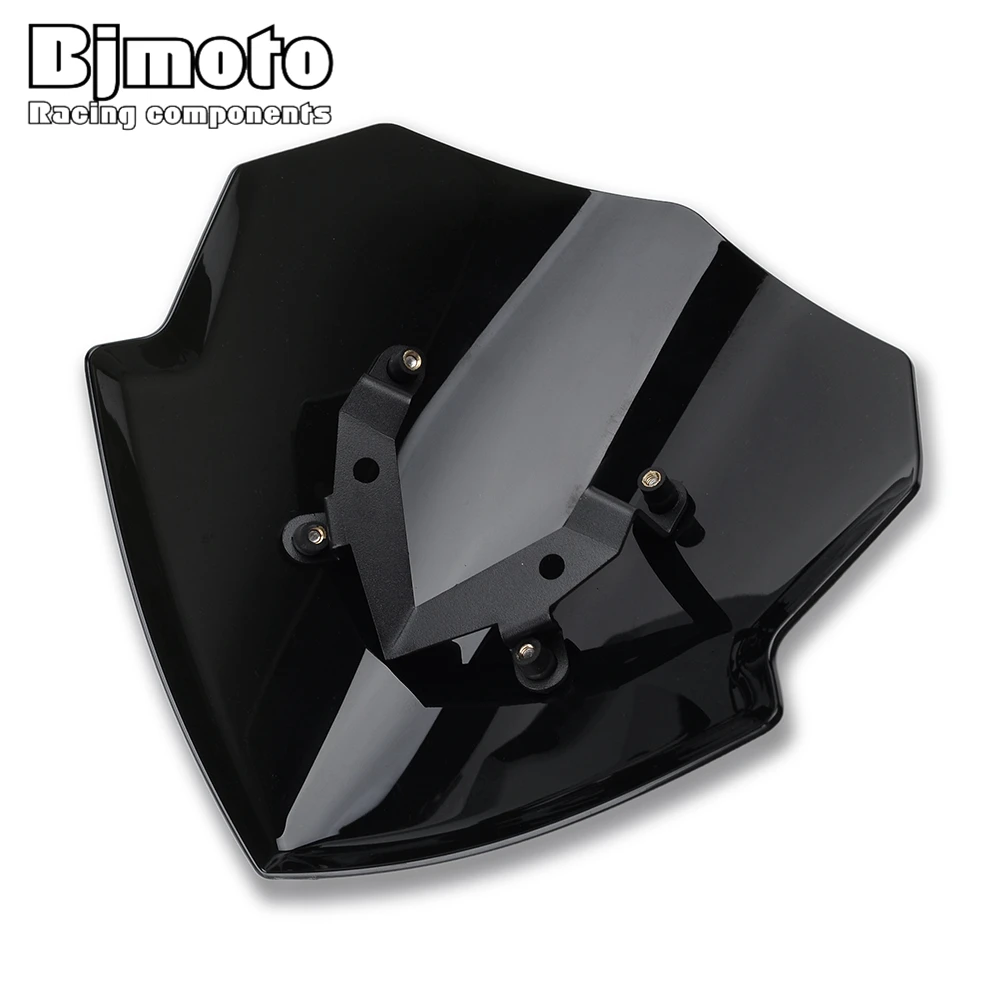 Z 125 Motorcycle Windscreen Windshield with Bracket For Kawasaki