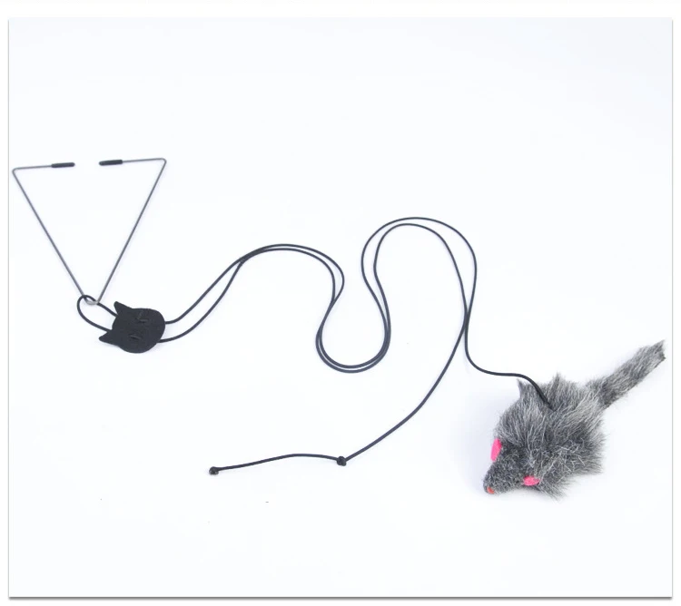Simulation Mouse Cat Toy Scratching Rope Mouse Retractable Hanging Door Supplies Cat Accessorie Cat Toys Interactive catnip toy