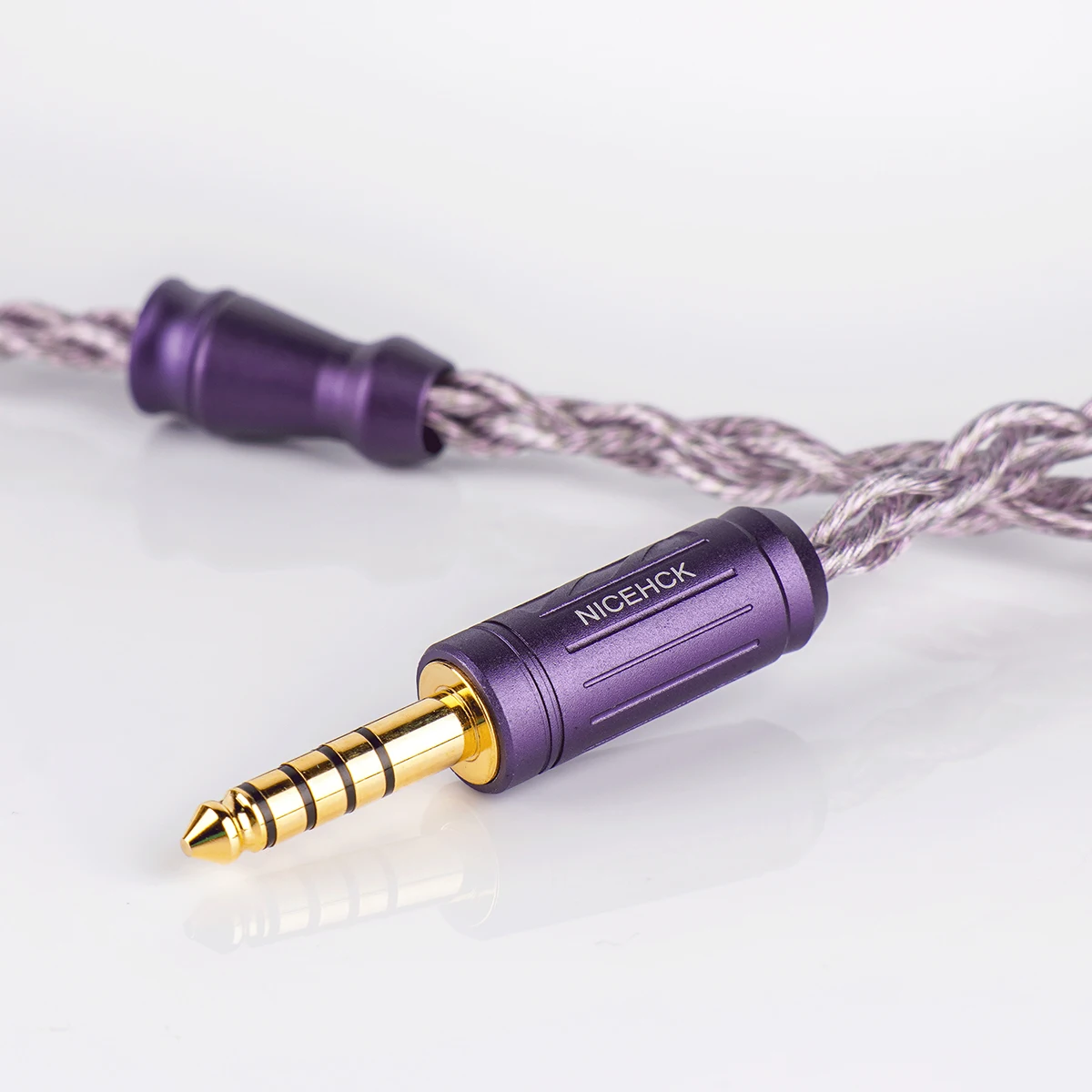 NICEHCK AceLilac HiFi イヤホンケーブル 7N OCC + 7N シルバー