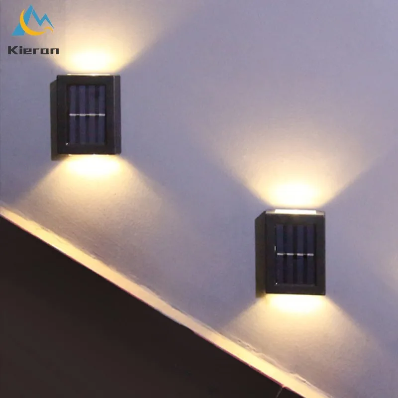 

Modern Simple Solar Energy 0 Electricity Fees LED Wall Lampoutdoor Waterproof Wall Lamps Home Decor Night Induction Wall Lights