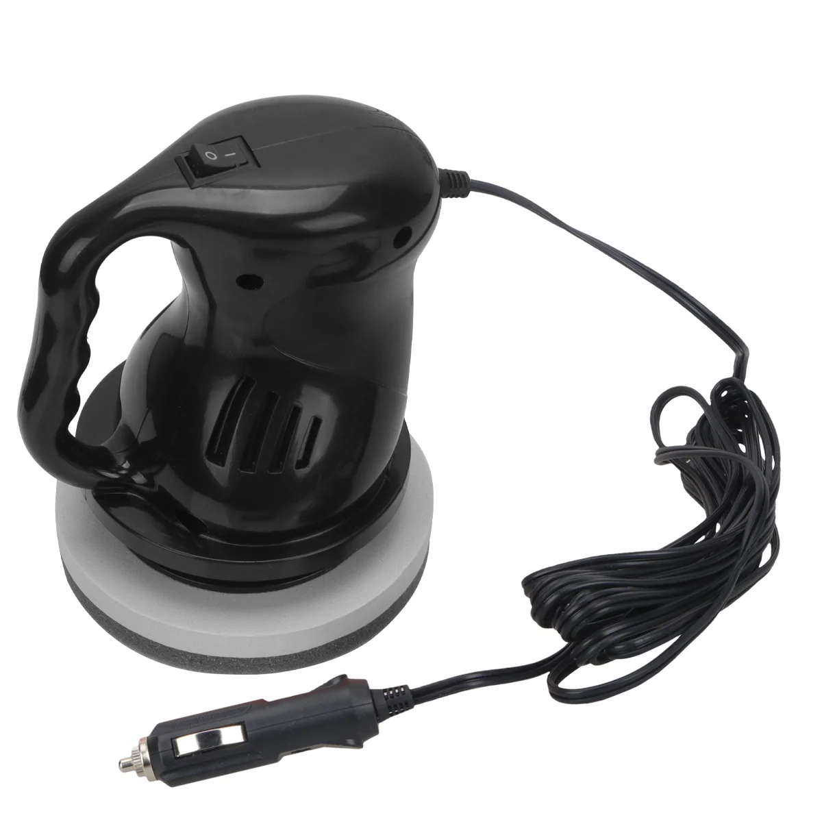 

Car Polisher Car Wax Polishing Machine Automobile Seal Scratch Repair 12V Mini Waxing Machine (Black)