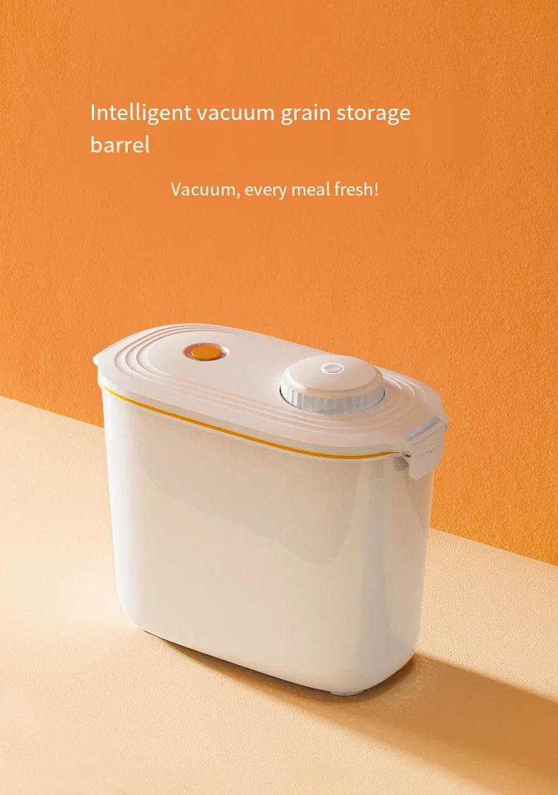 Smart Vacuum Sealed Food Storage Container for Pet Intelligent Grain  Storage Barrel