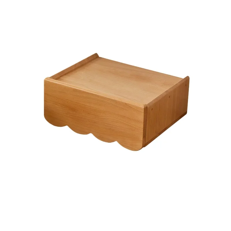*All Solid Wood Children's Bedside Table Simple Modern Storage Cabinet Bedroom Small Storage Cabinet