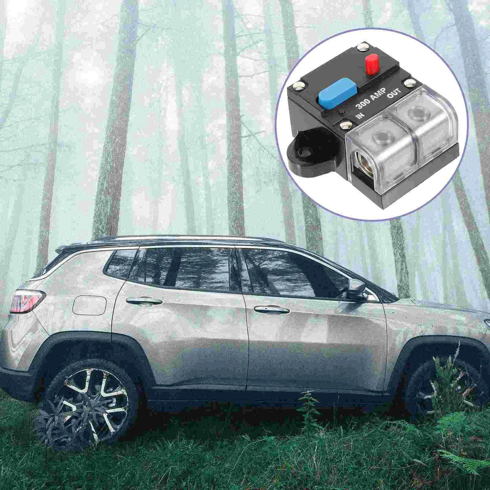 

100A 200A 250A 300A Car Resettable Circuit Breaker Self-recovery Fuses for Cars Manual Reset Button Fuse Car Accessories