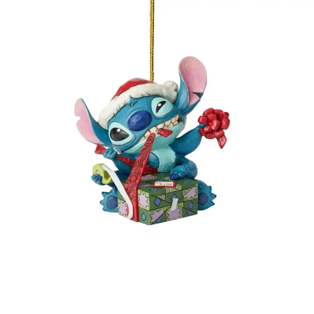 Kawaii Stitch Action Figure Toys Hanging Decorations for Christmas Tree  Toppers Pendant Hanging Ornament Party Decora Kids Gifts