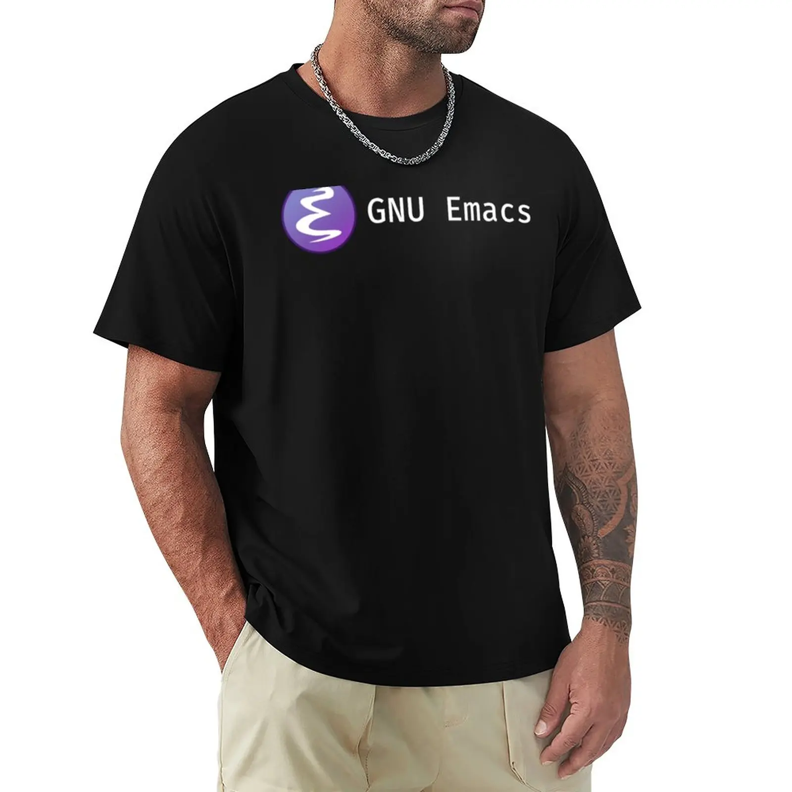 

GNU Emacs T-Shirt T-Shirt plus size tops hippie clothes anime clothes for men