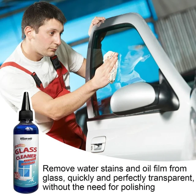 100ml Car Glass Oil Film Removing Agent Glass Cleaner Kits Auto Glass Film  Coating Tools For