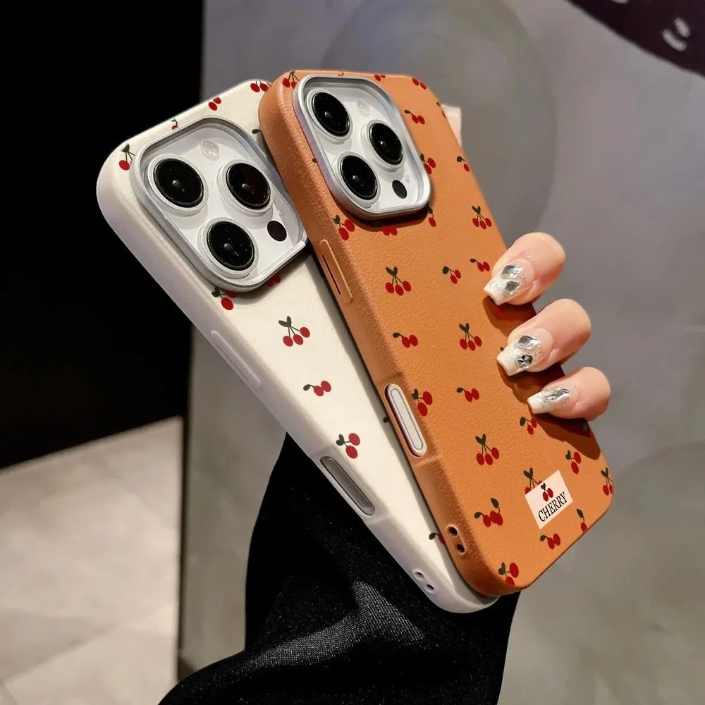 Korean Cherry Pattern Phone Case Cover
