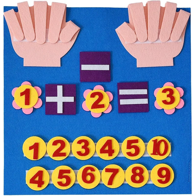 Felt Finger Math Busy Board 2