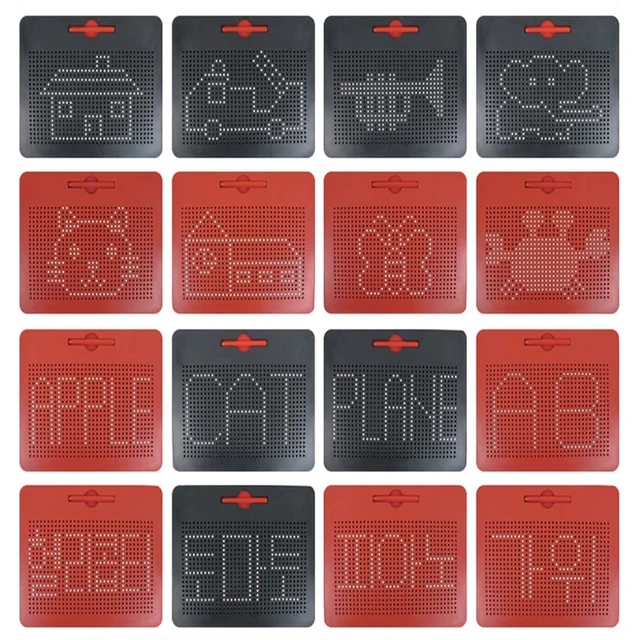 Magnetic Drawing Board Ball Sketch Pad Tablet with Magnet Pen Kids Learning Educational Toys for Children Gift Magpad Creative 2