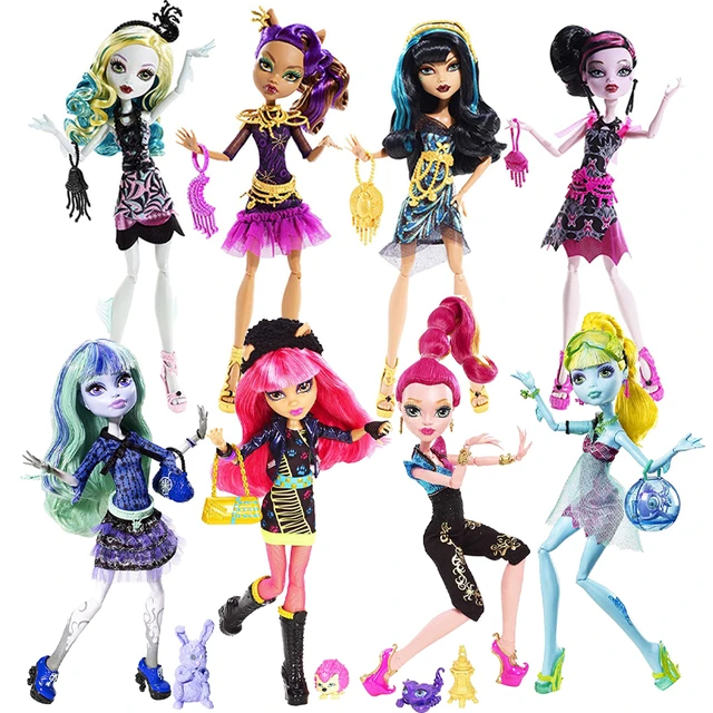 Monster High Doll Collectibles Figuras de Ação Brinquedos para crianças,  conjuntos de bonecas, presente de aniversário para menina, original -  AliExpress