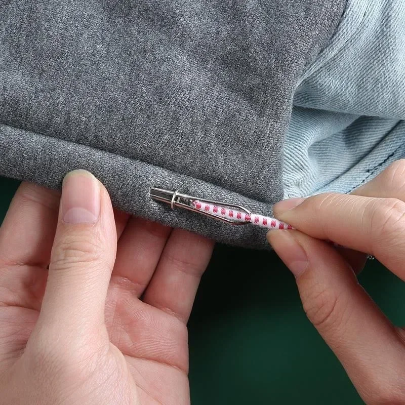 Garment Clips Sewing Tools Elastic Band Punch Cross Stitch Threader Wear Elastic Clamp Threading Device New