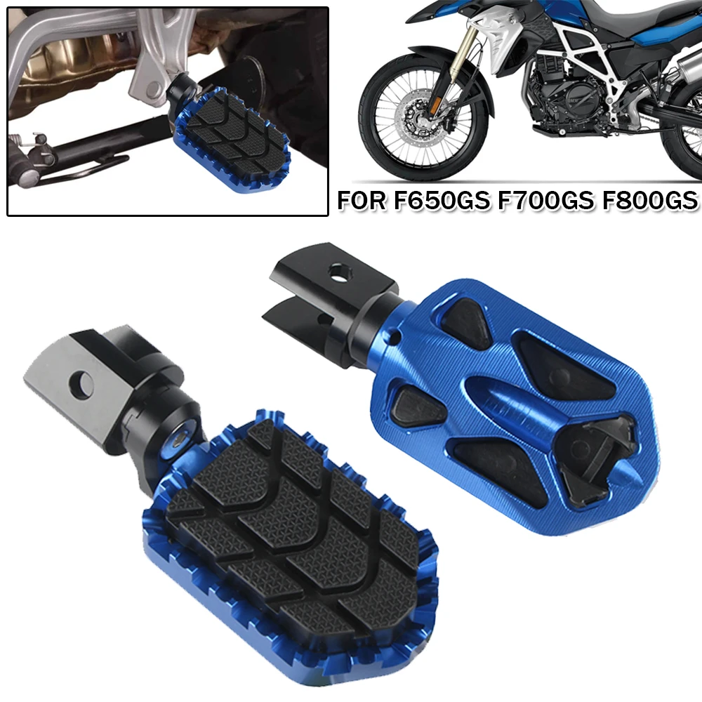 

Motorcycle Foot Pegs Footrest Footpegs Rubber Pedals For BMW F800GS F700GS F650GS Adjustable Driver Foot Rest F650 F700 F800 GS