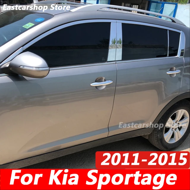 Window Center Pillar Trim for Kia Sportage 2015 2014 2013 2012 2011  Stainless Steel Protective Decoration Accessories Cover - AliExpress