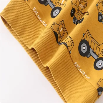 Jumping Meters New Arrival Hot Selling Boys Sweatshirts Cartoon Cars Print Long Sleeve Toddler Kids Costume Autumn Children's - Image 4